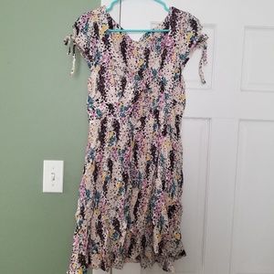 NWT- Free People Floral Mini Dress- Small
